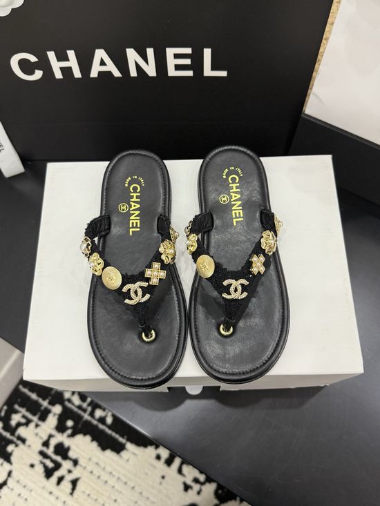 Chanel Premium Grade Leather Shoes With Authentic Packaging