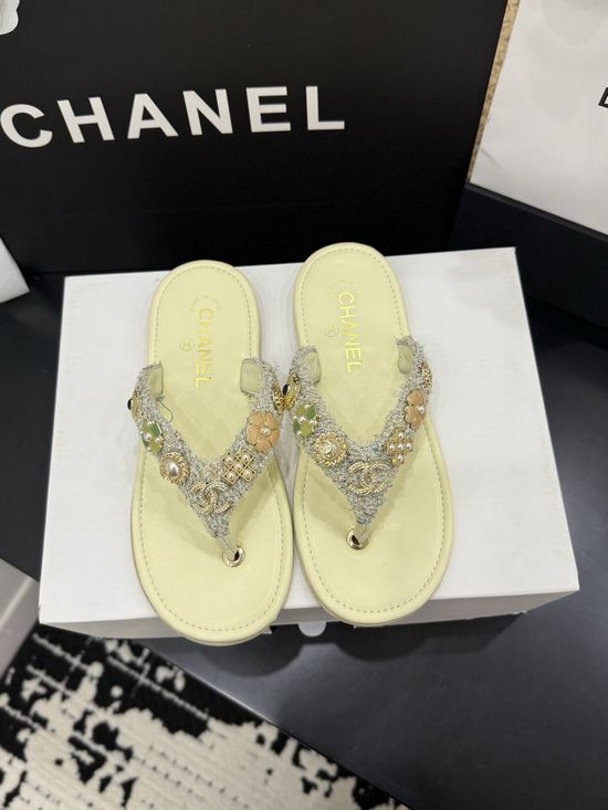 Chanel Premium Grade Leather Shoes With Authentic Packaging