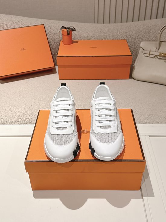 Hermes Chunky Casual Sneakers Soft Sole Breathable Lightweight Daily Footwear