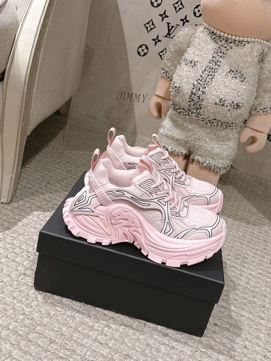 Chanel Premium Leather Upper Non-slip Comfortable Casual White Sneakers
