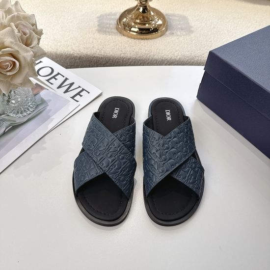 Christian Dior Crossover Strap Casual Comfort Sandals Non Slip Sole
