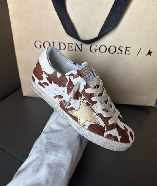 Golden Goose GGDB Horsehair Upper Casual Distressed Sneakers