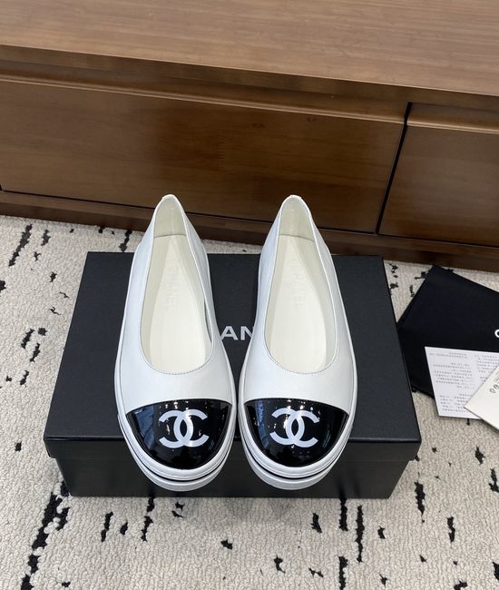 Chanel Classic Flat Soft Leather Shoes Comfortable Daily Wear