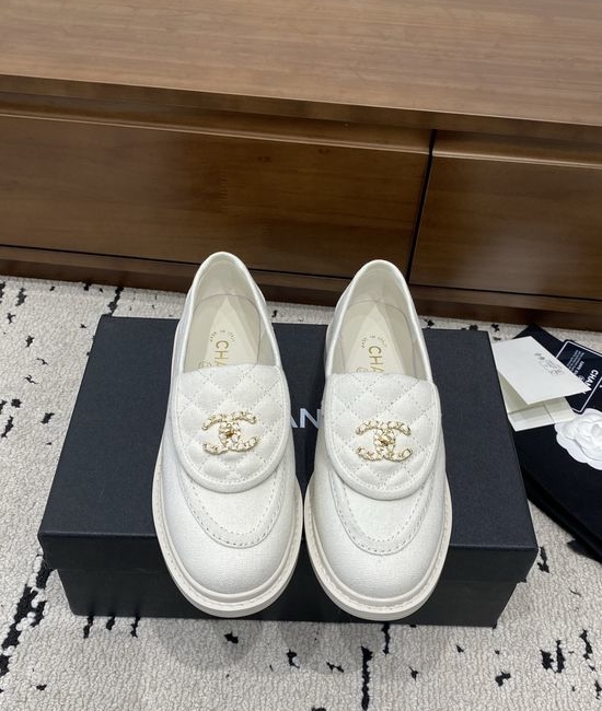 Chanel Classic Buckle Loafers Premium Leather Upper Soft Lining