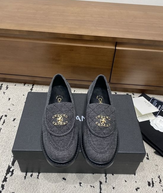 Chanel Classic Buckle Loafers Premium Leather Upper Soft Lining