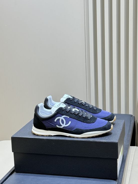 Chanel Classic Low-top Lace-up Sneakers With Comfortable Insole