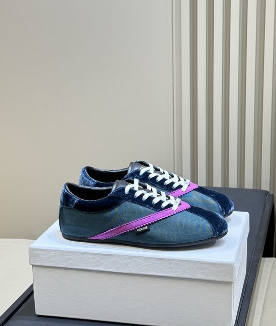 Celine Vintage Logo Embellished Casual Training Sneakers