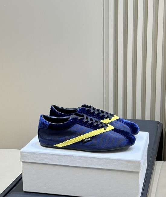 Celine Vintage Logo Embellished Casual Training Sneakers