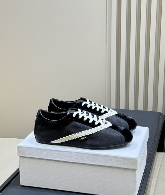Celine Vintage Logo Embellished Casual Training Sneakers