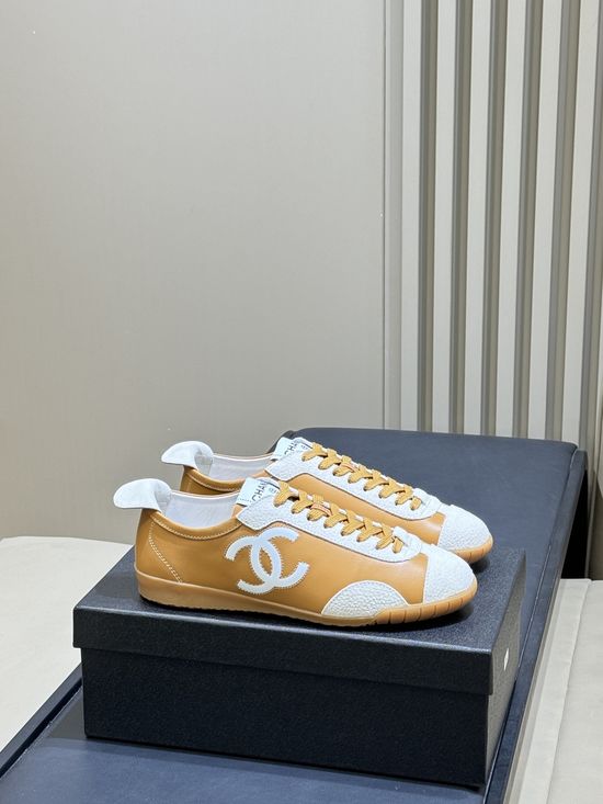 Chanel Vintage Embroidered Casual Training Shoes With Cushioned Sole