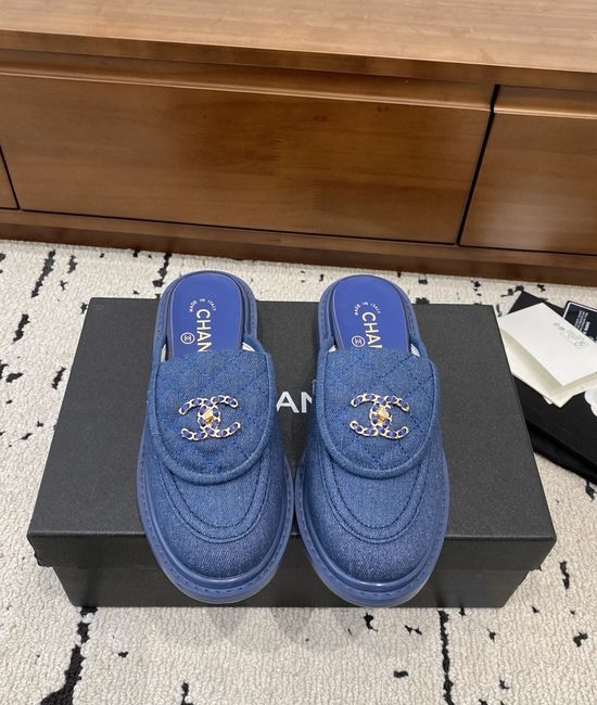 Chanel Classic Buckle Slides Premium Leather Upper Soft Lining