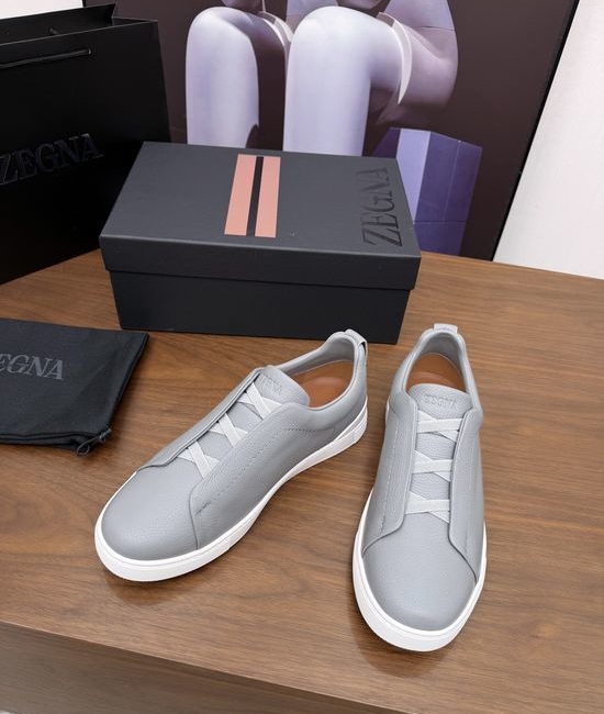 Zegna Luxury Casual Shoes with Upgraded Cushioned Lightweight Sole