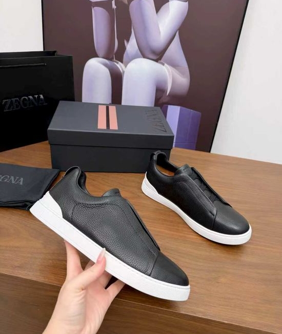 Zegna Luxury Casual Shoes with Upgraded Cushioned Lightweight Sole