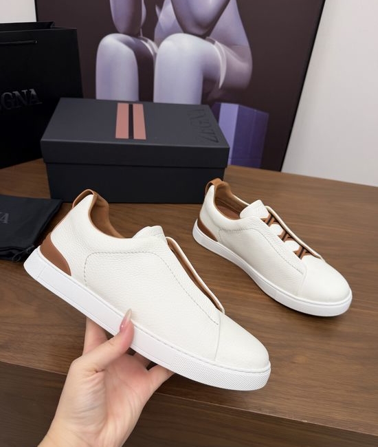 Zegna Luxury Casual Shoes with Upgraded Cushioned Lightweight Sole