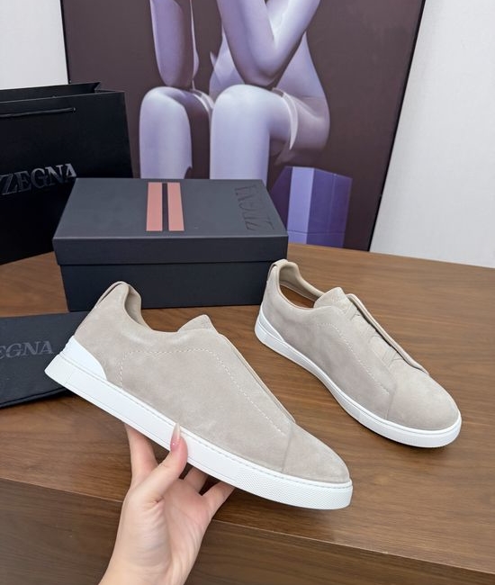 Zegna Luxury Casual Shoes with Upgraded Cushioned Lightweight Sole