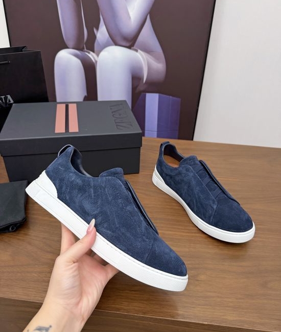 Zegna Luxury Casual Shoes with Upgraded Cushioned Lightweight Sole