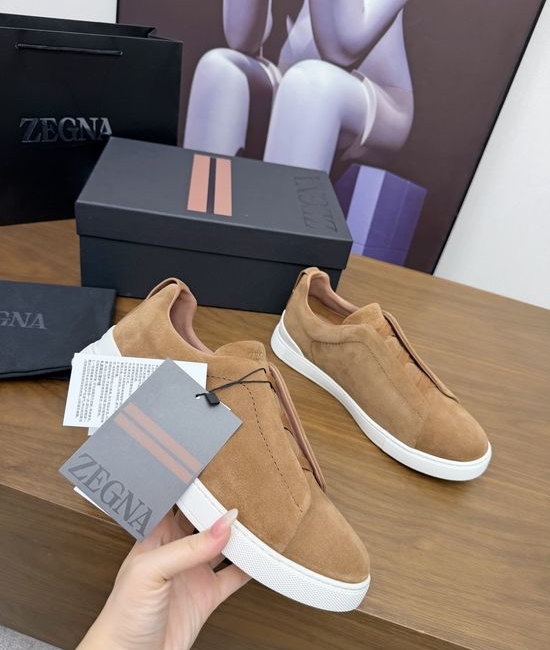 Zegna Luxury Casual Shoes with Upgraded Cushioned Lightweight Sole
