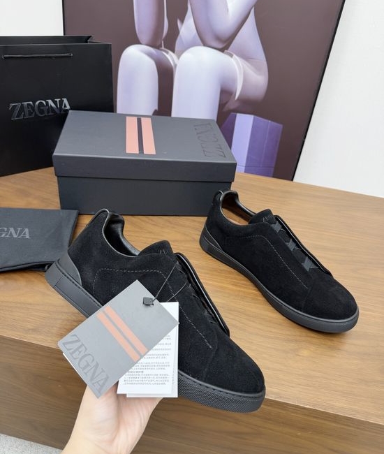 Zegna Luxury Casual Shoes with Upgraded Cushioned Lightweight Sole