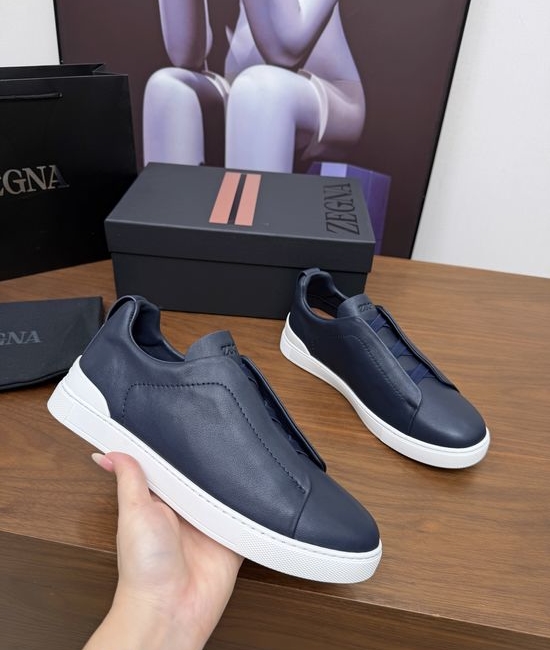 Zegna Luxury Casual Shoes with Upgraded Cushioned Lightweight Sole