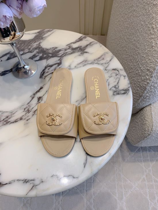 Chanel Quilted Flip Flop Flat Slippers Premium Comfort Wear