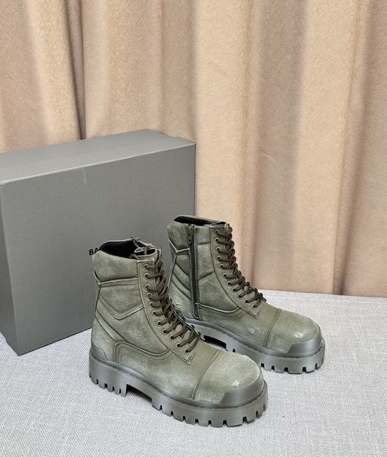 Balenciaga Classic Black Thick Sole Comfortable Casual Boots
