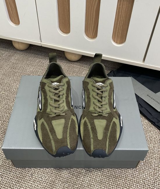 Balenciaga Round Toe Lace Up Low Top Casual Daily Sneakers