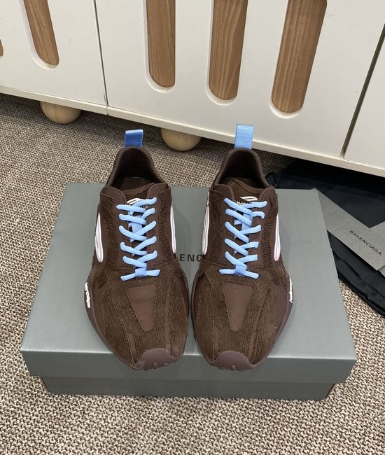 Balenciaga Round Toe Lace Up Low Top Casual Daily Sneakers