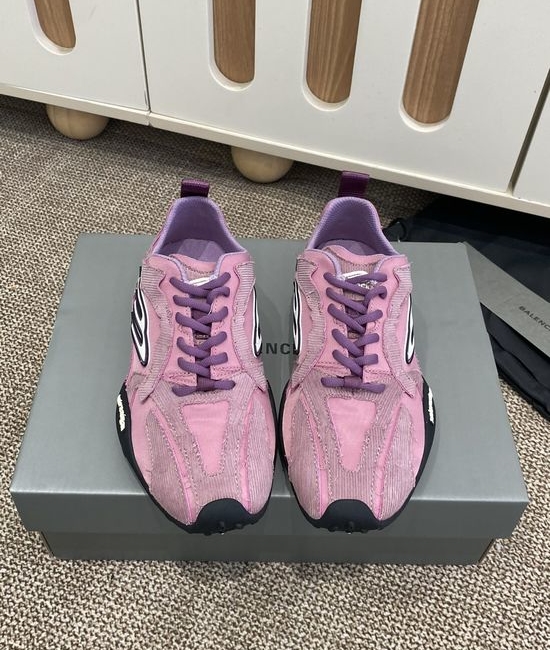 Balenciaga Round Toe Lace Up Low Top Casual Daily Sneakers