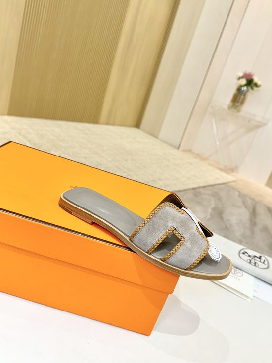 Hermes Premium Cowhide Leather Sole Classic Casual Shoes