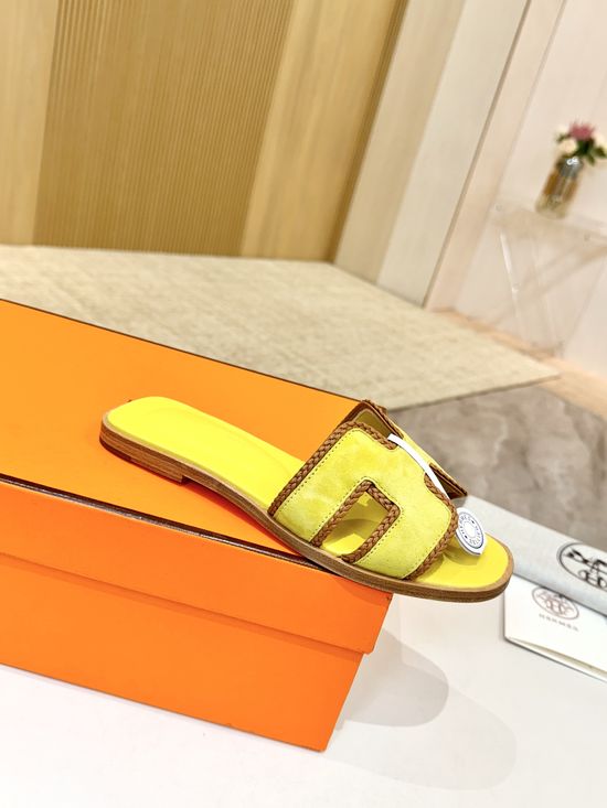Hermes Premium Cowhide Leather Sole Classic Casual Shoes