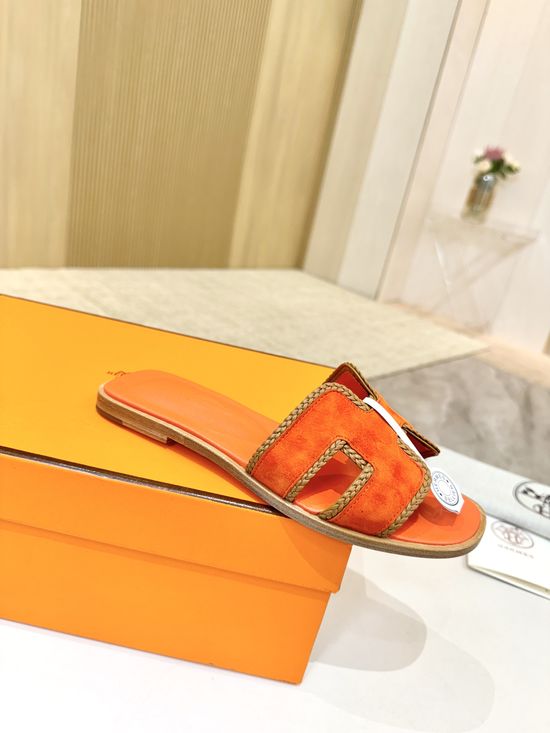 Hermes Premium Cowhide Leather Sole Classic Casual Shoes