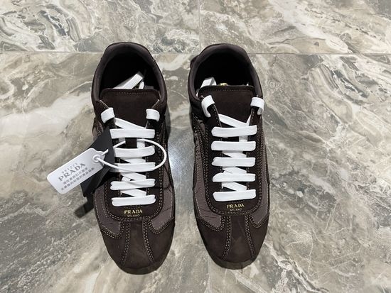 Prada Vintage Printed Thick Sole Non Slip Casual Shoes