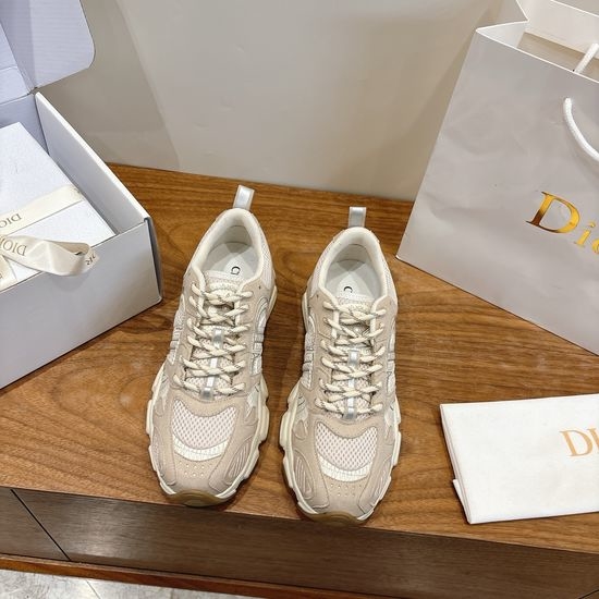 Christian Dior CD Vibe Signature Chunky Sneakers with Oblique Print