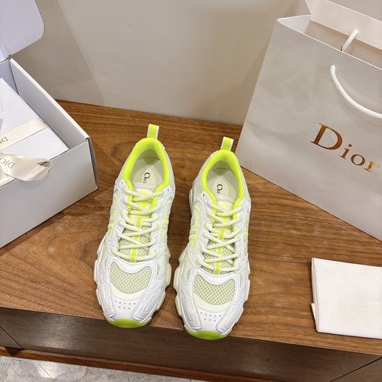 Christian Dior CD Vibe Signature Chunky Sneakers with Oblique Print
