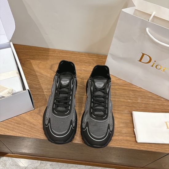 Christian Dior CD Night Glow Chunky Sneakers with 3D Letter Logo