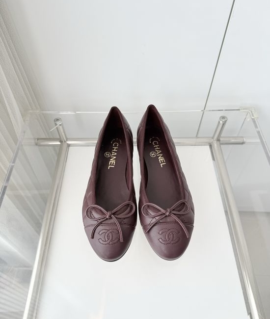Chanel Classic Leather Sole Ballet Flats