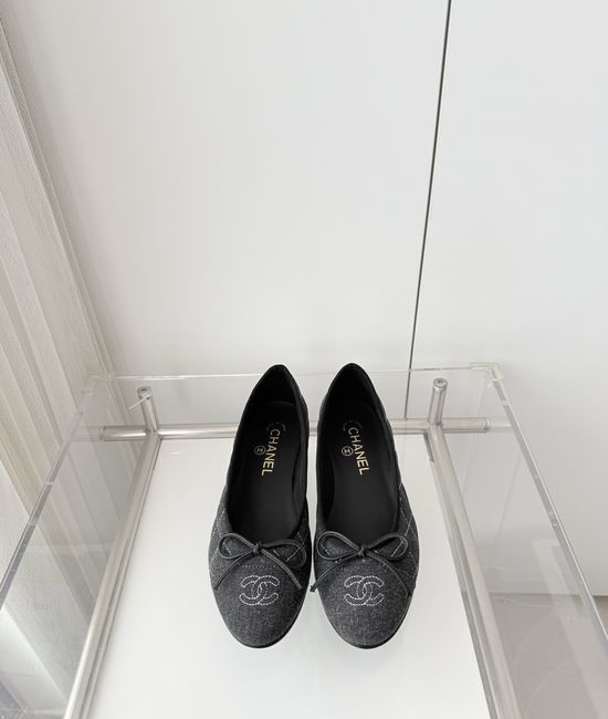 Chanel Classic Leather Sole Ballet Flats