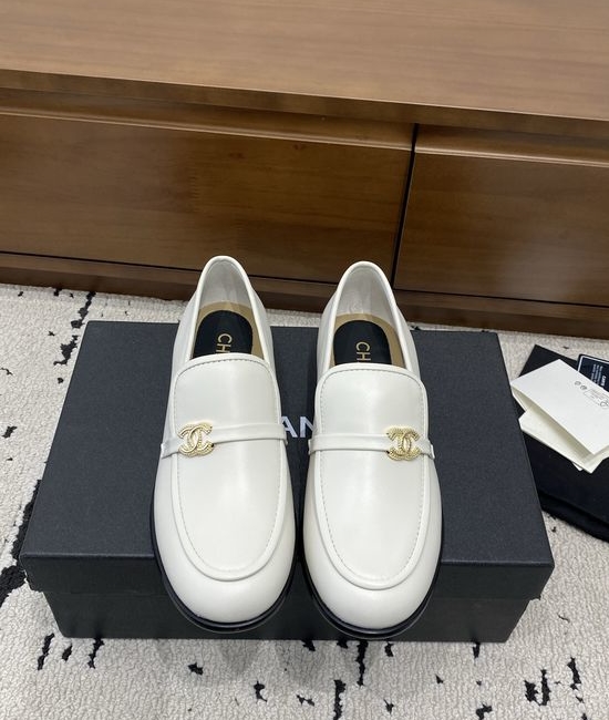 Chanel Premium Leather Loafers Durable Genuine Leather Outsole
