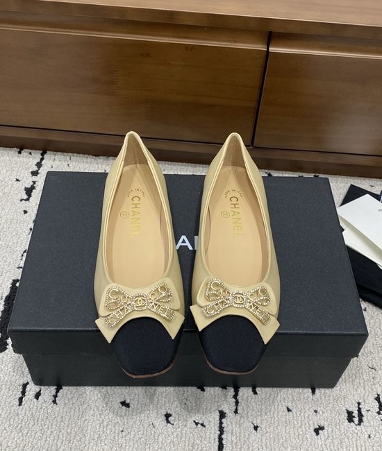 Chanel Bowknot Mary Jane Flats Comfortable Sheepskin Insole