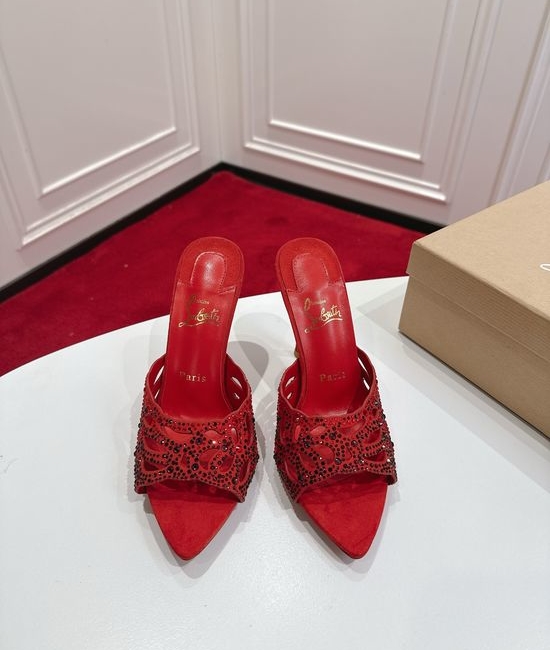 Christian Louboutine Premium Quality Pointed Toe Hollow Out High Heels