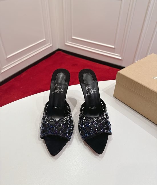 Christian Louboutine Premium Quality Pointed Toe Hollow Out High Heels