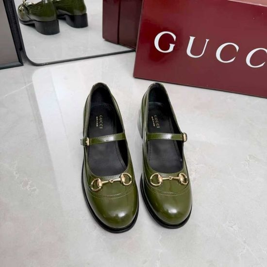 Gucci Stylish Classic Leather Comfortable Flat Loafers