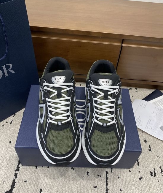Christian Dior CD Lace-up Casual Comfortable Walking Sneakers