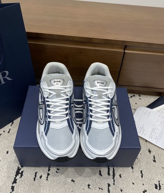 Christian Dior CD Lace-up Casual Comfortable Walking Sneakers