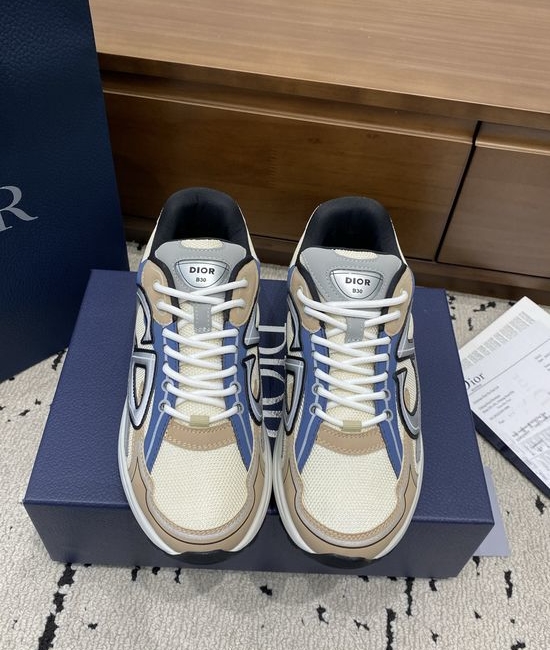 Christian Dior CD Lace-up Casual Comfortable Walking Sneakers