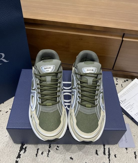 Christian Dior CD Lace-up Casual Comfortable Walking Sneakers