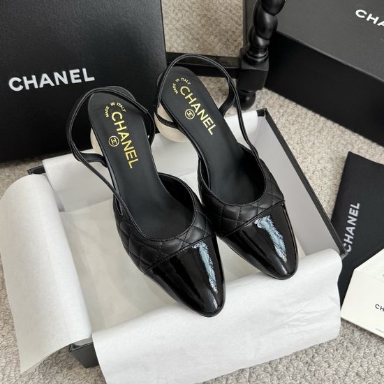 Chanel Elegant Pearl Heel Dress Boots for Formal Occasions