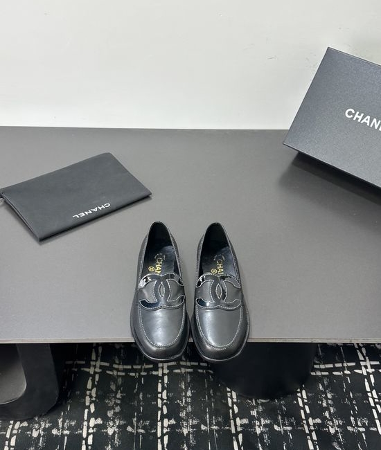 Chanel Embroidered Decor Flat Mary Jane Shoes Soft Lining Comfortable