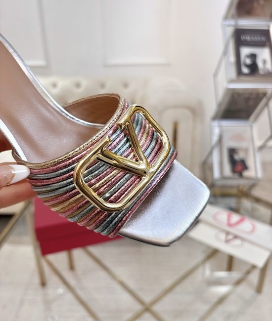 Valentino Soft Lined Special Upper Material Comfortable High Heels
