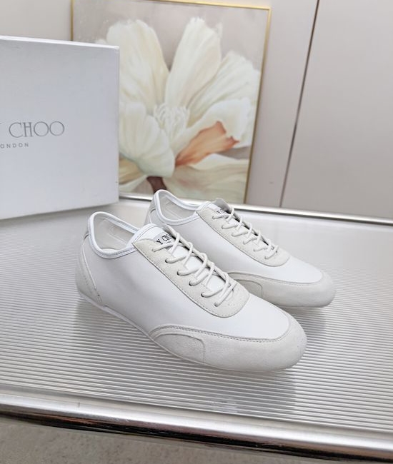 Jimmy Choo Lace Suede Lightweight Comfortable Casual Sneakers